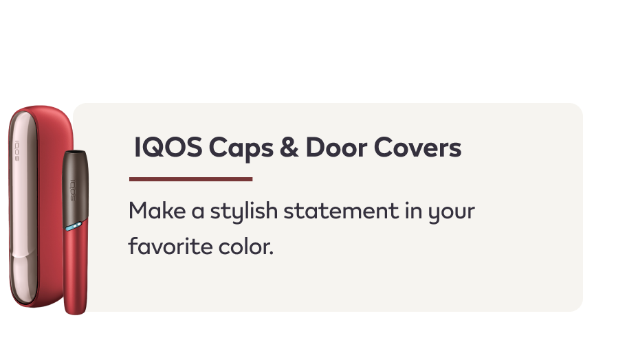 IQOS Cap & Door Cover Red Valentines Day