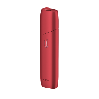 New IQOS ORIGINALS ONE heated tobacco device in Scarlet color.