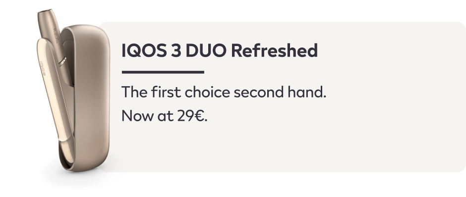 Iqos 3 DUO Refreshed